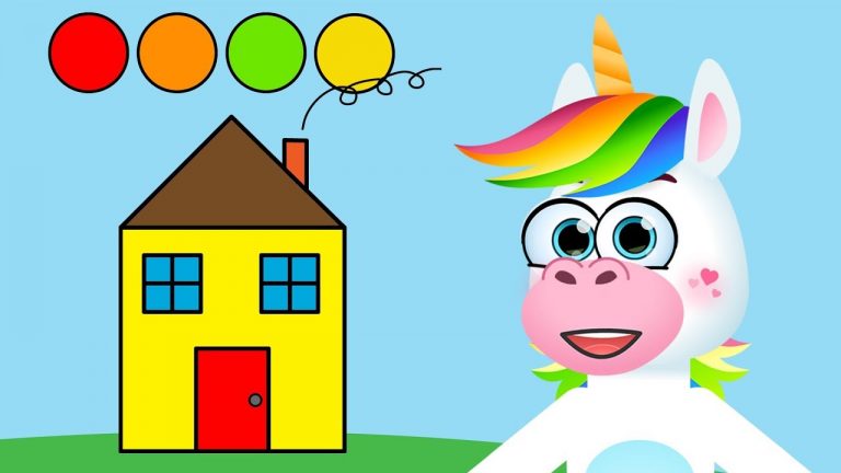How to Draw a House Step by Step for Kids – House Coloring Pages